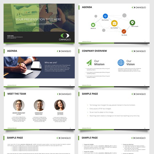 omniquo powerpoint template