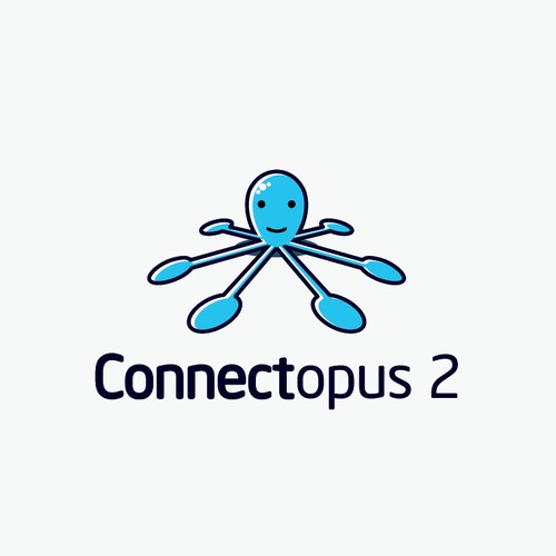 Cute Logo Design for Connectopus 2