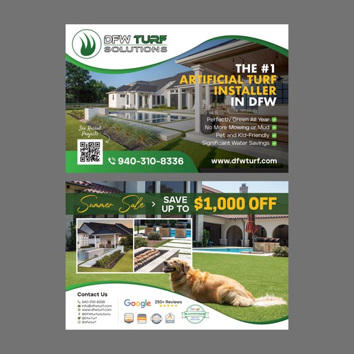 DFW Turf Solutions Postcard