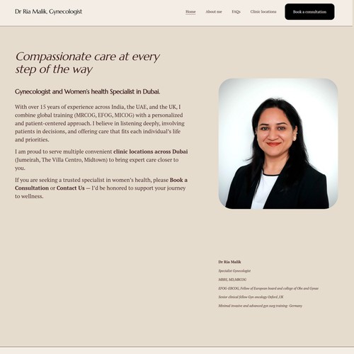 Optimisation of DR Ria Malik