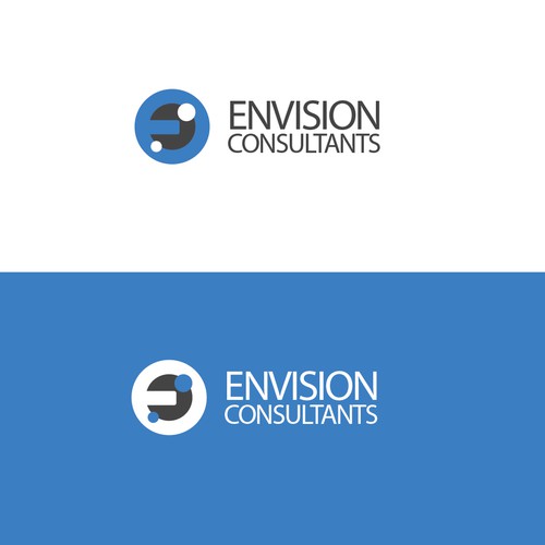 Modern logo for Envision Consultants