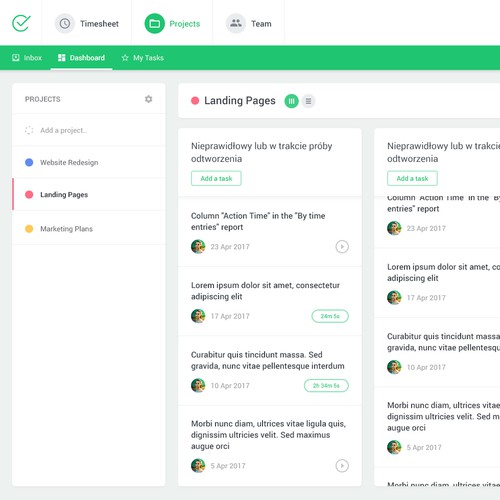 Task Management UI Design