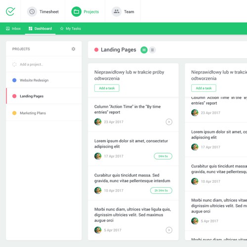 Task Management UI Design