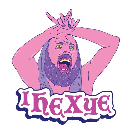 "I hex ye" Sticker