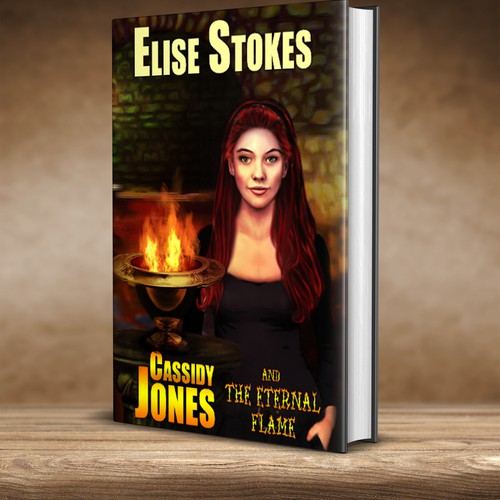 Book cover art for superhero series, Cassidy Jones Adventures