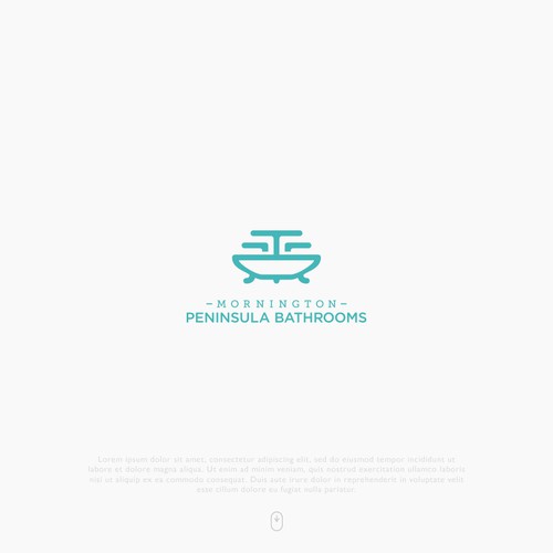 Elegant Modern Logo for Mornington Peninsula Bathrooms