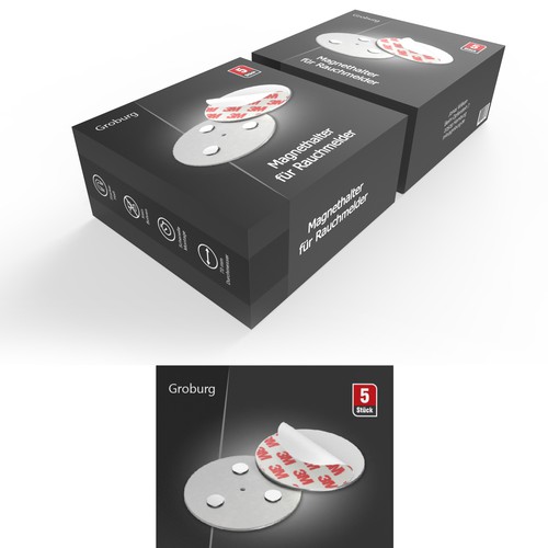 Packaging for Smoke Detector Pads 
