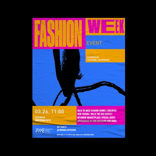 Fashion show flyer