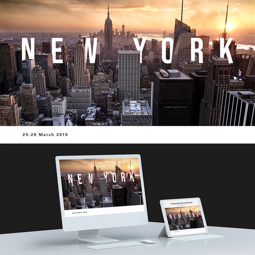 Online album cover / Photo book cover of New York cityscape