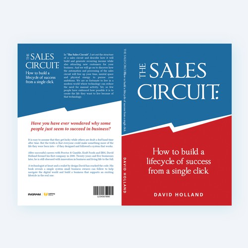 Book Cover design for sales book
