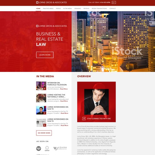 Business And Law Weebsite design
