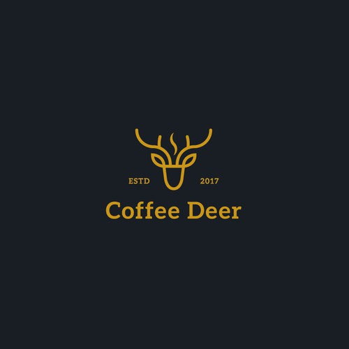 logo concept for Coffee Deer