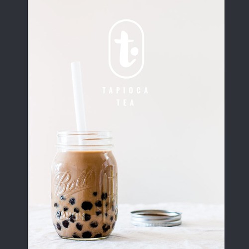 Japan based Bubble tea shop simple and stylish design