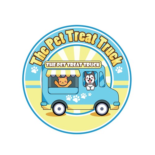 Logo design for The Pet Treat Truck