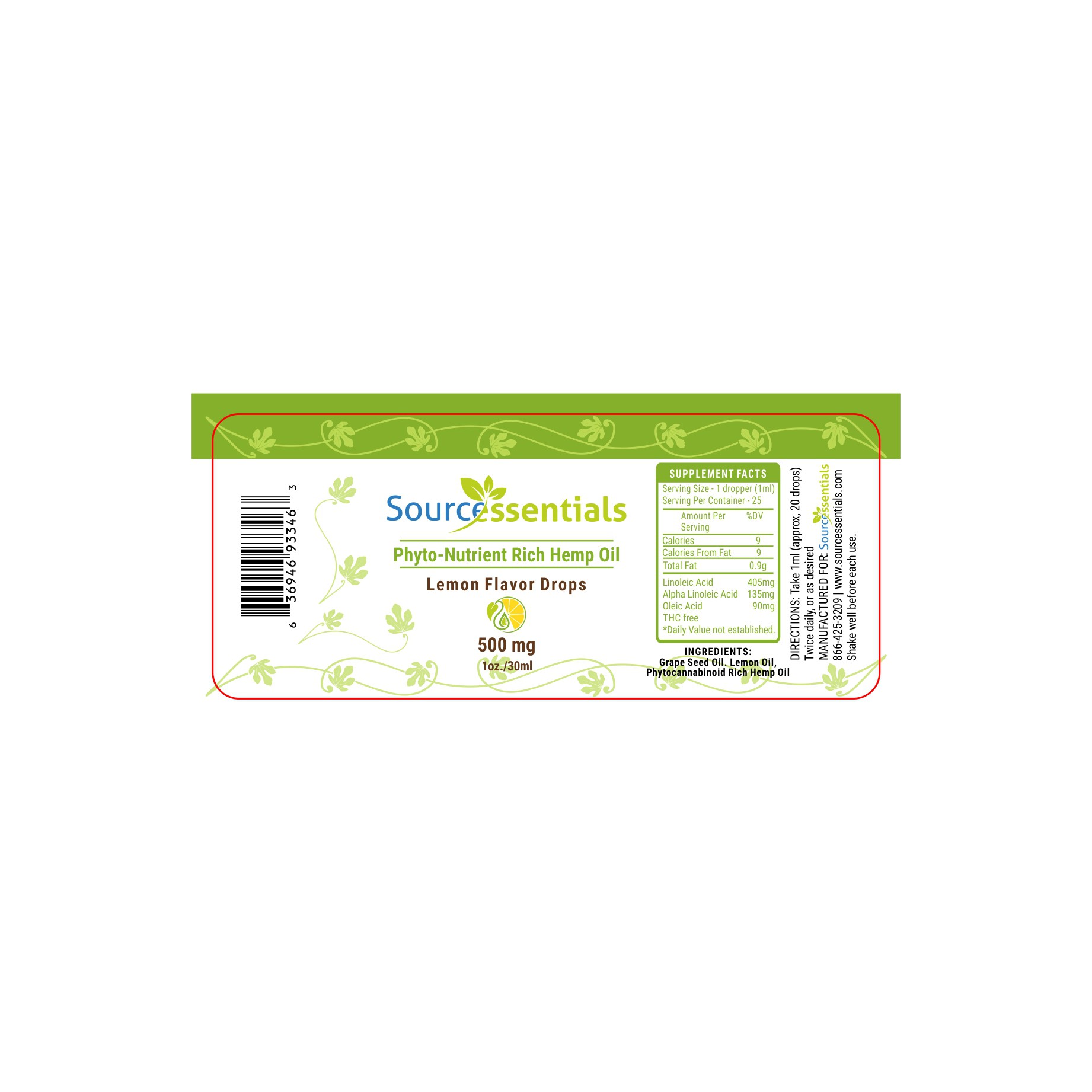 Source Ortho Label
