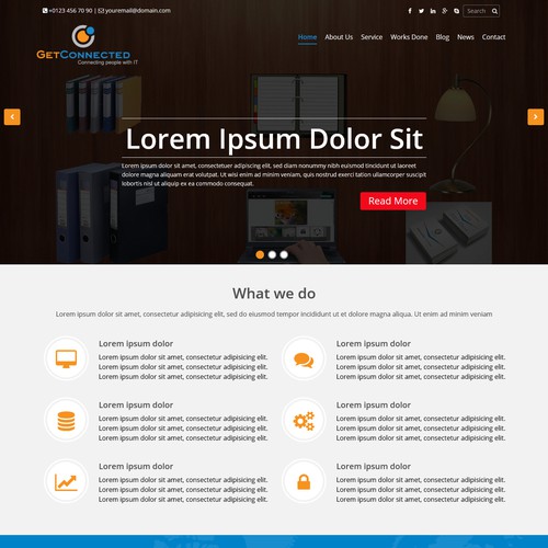 IT Company Responsive Web Design