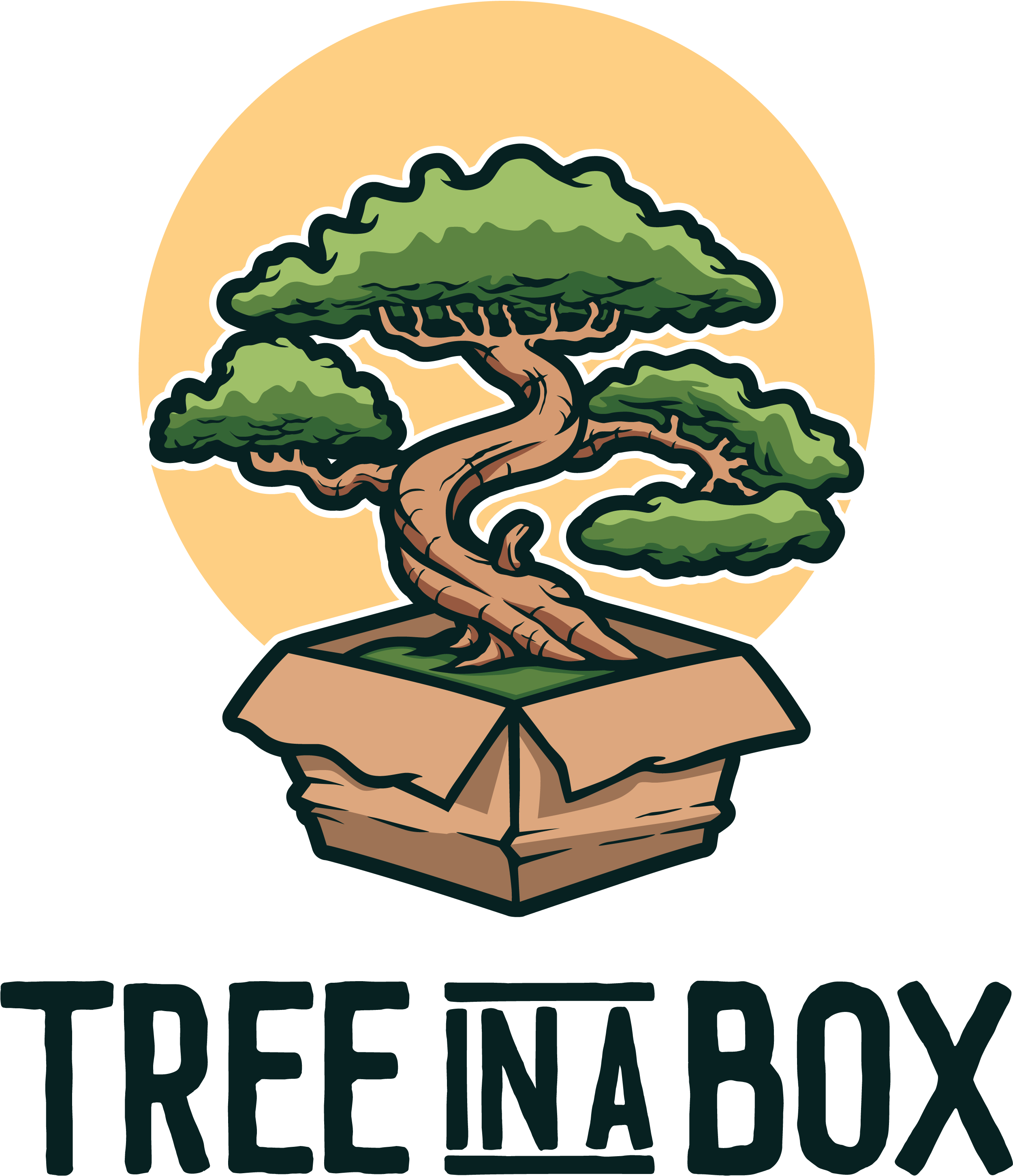 Tree in a Box logo design