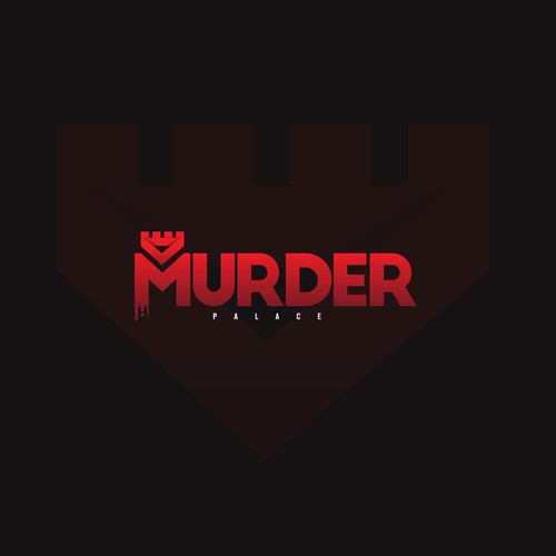 Murder palace logo design concept.