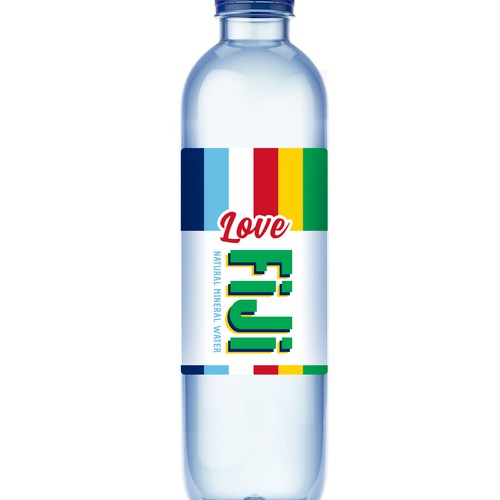 Label design for natural mineral water