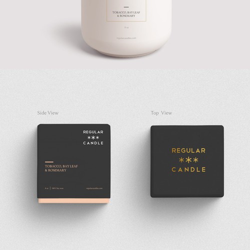 Candle Light Packaging design