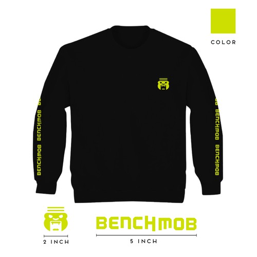 BenchMob Crewneck Design