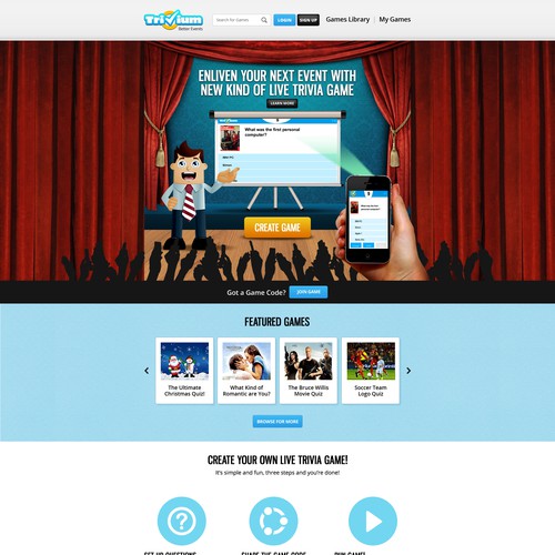 Landing page for Trivium.it!