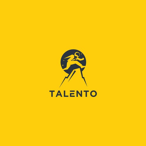 Logo design concept for talent recruitment agency