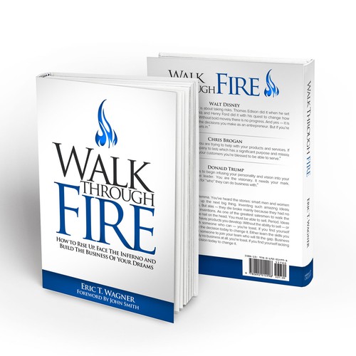 Yes, Design A Best Selling Book Cover -- Walk Through Fire