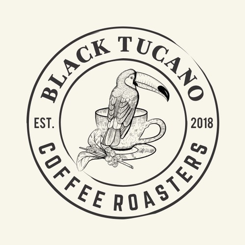 Hand drawing logo for  Black Tucano