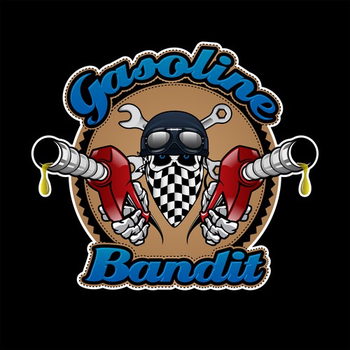 Logo for GASOLINE BANDIT, winner guaranteed!