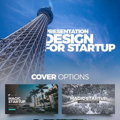 99designs Presentation Template for Startups