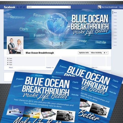 Create the next design for Blue Ocean Breakthrough ~ Make Life Better