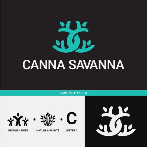 Logo design for Canna Savanna - a retail cannabis brand