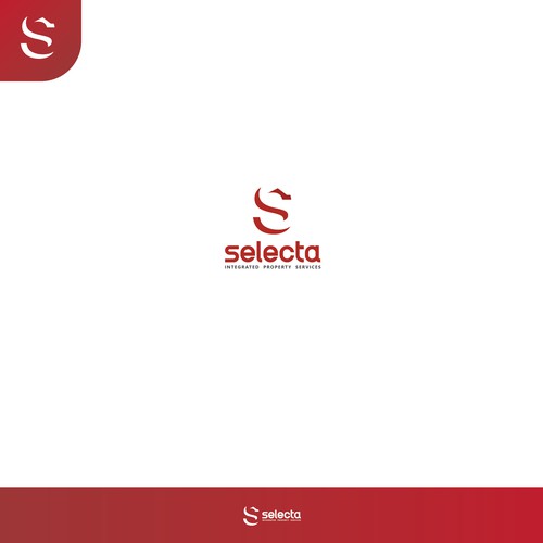negative space style for "Selecta" property services