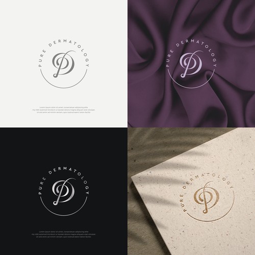 Luxury Silk logo for Dermatology Brand