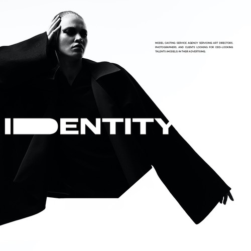 Unique brand image for a new trendsetting global model agency