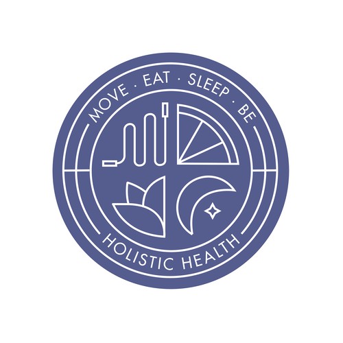 Concept logo for holistic wellness brand