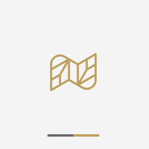 letter N leaf logo concept 
