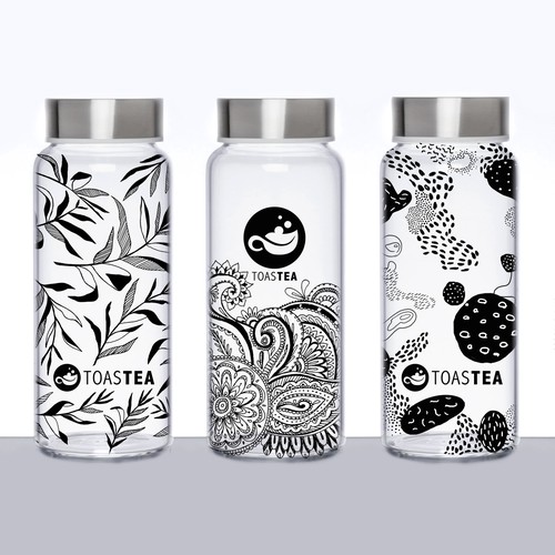 TOASTEA bottle designs