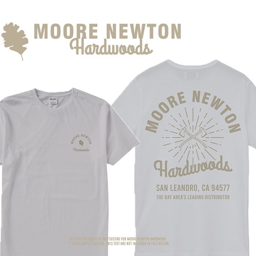 Moore Newton T shirt Design