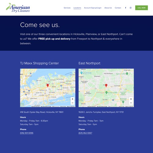 American Dry Cleaners Locations