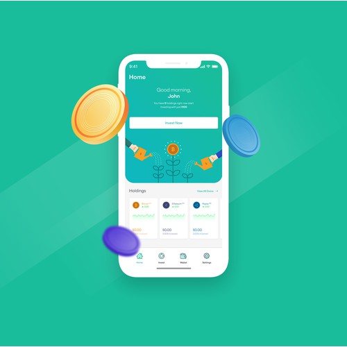 Cryptocurrency Investment App