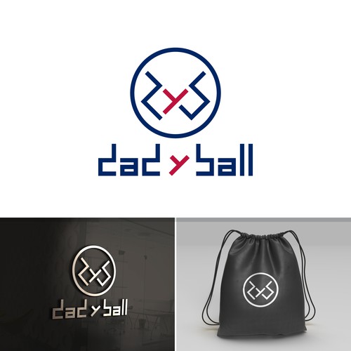 Logo design concept for dad y ball