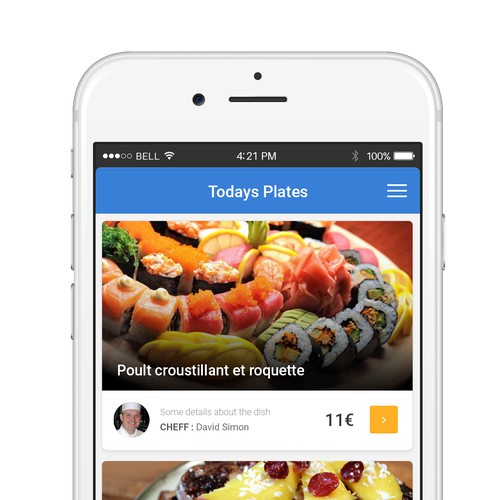 Online food ordering app