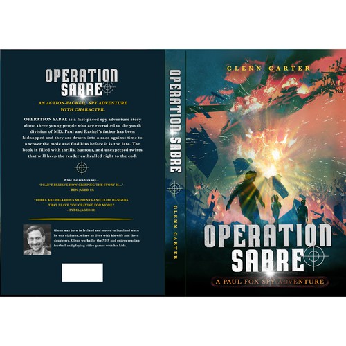 Action packed chidren adventure book design