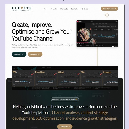 Website for Elevate 