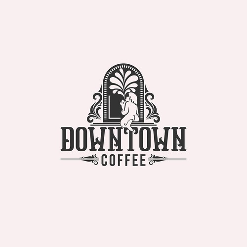 logo concept for vintage coffee company