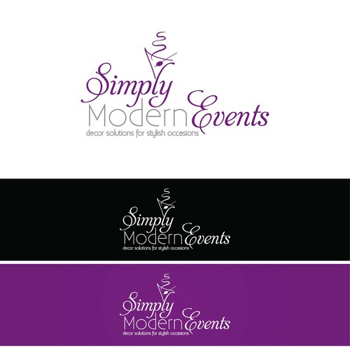 Modern Logo Design for Simply Modern Events - decor solutions for stylish occasions