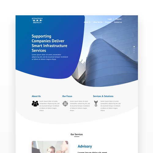 Web Design for Strategy Bench