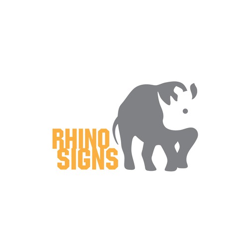 Strong logo for Rhino Signs